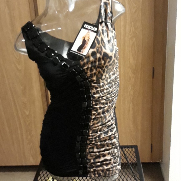 HUSTLER SIZE MEDIUM CLUB DRESS - Picture 2 of 5